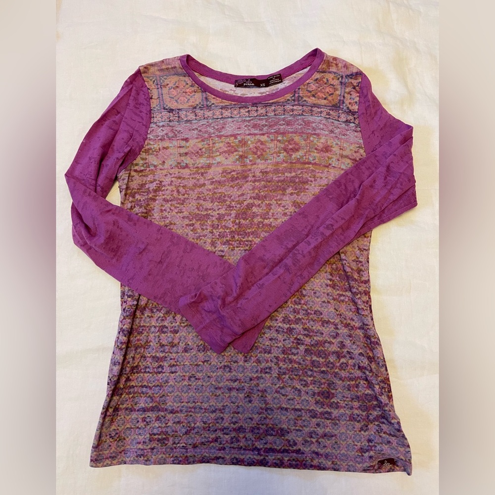 Prana Tapestry Raglan Tee
